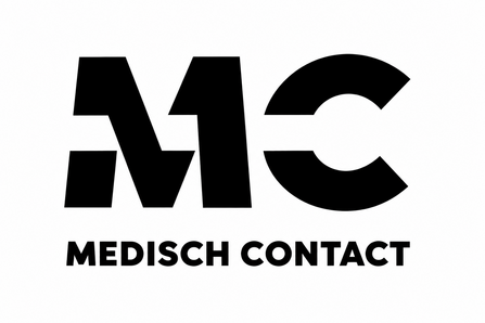 Minimalistisch MC-logo met Medisch Contact